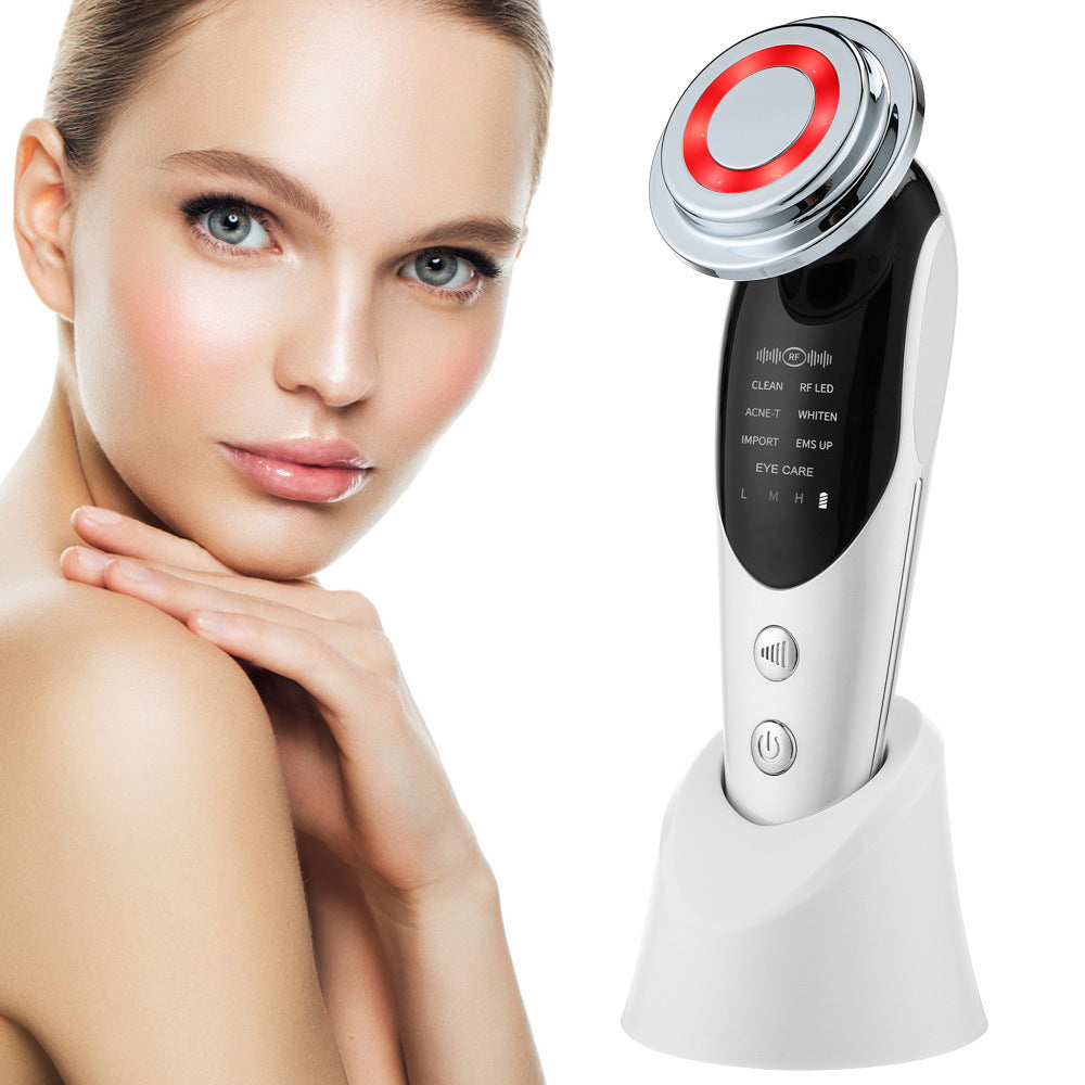 Appareil Visage 7‑en‑1 – Micro-courant, LED & Raffermissement
