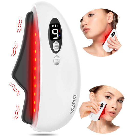 Heated Gua Sha Facial Tool – Obsidian Beauty Sculptor