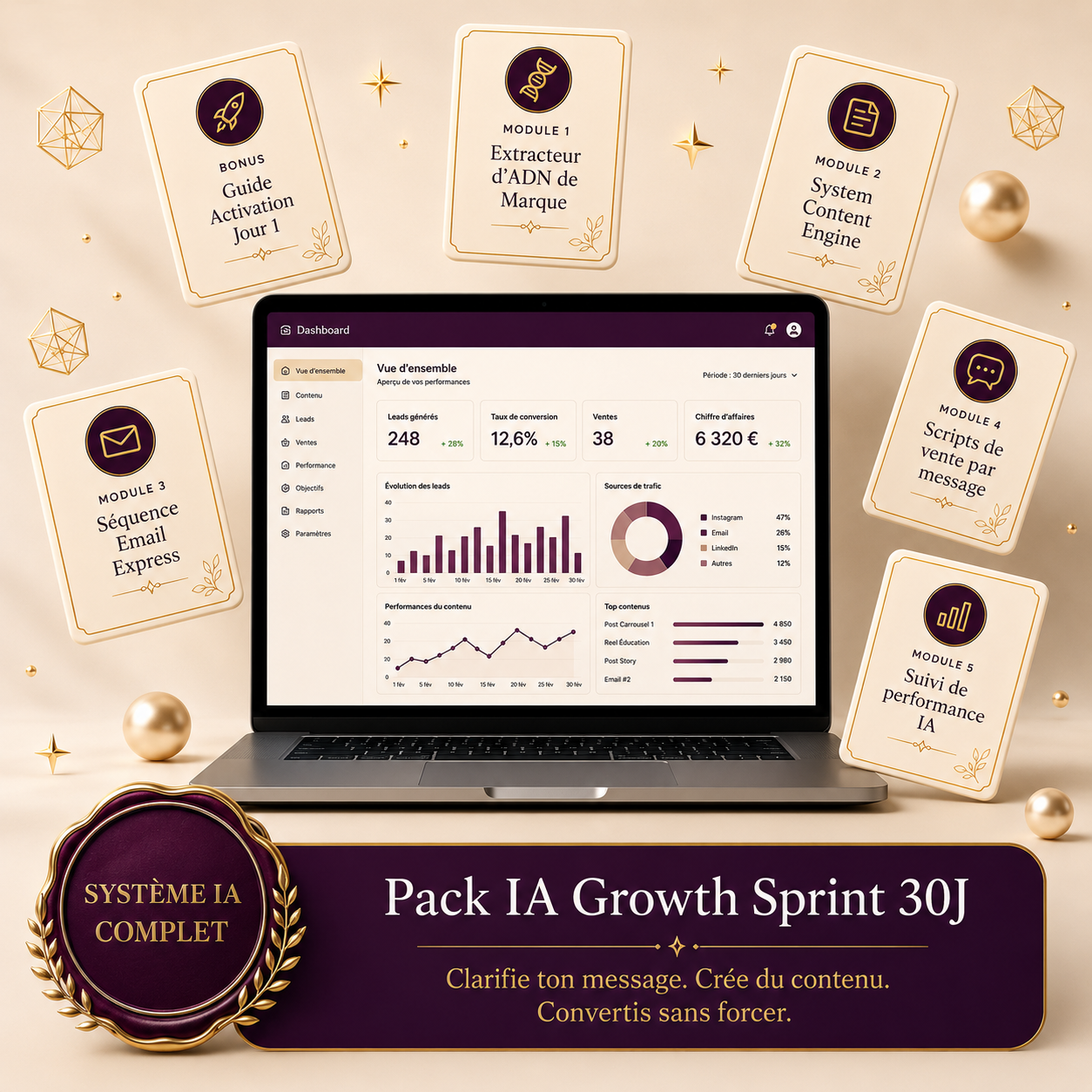 Pack IA Growth Sprint 30J